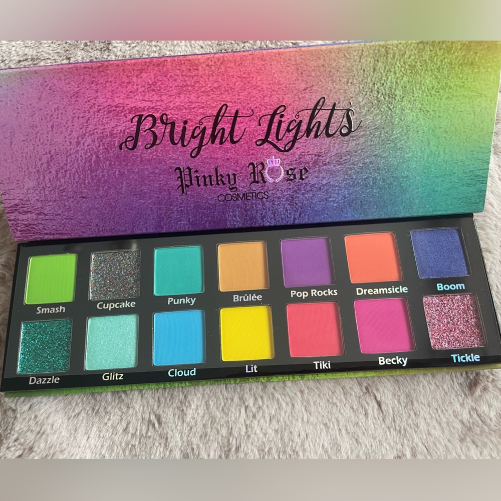 2 for $30 - Pinky Rose Cosmetics - Bright Lights - BNIB Eyeshadow Palette